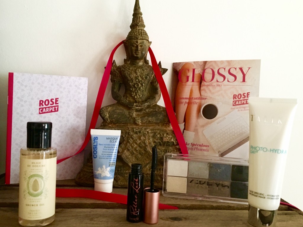 Glossybox Rose Carpet de Novembre 2015