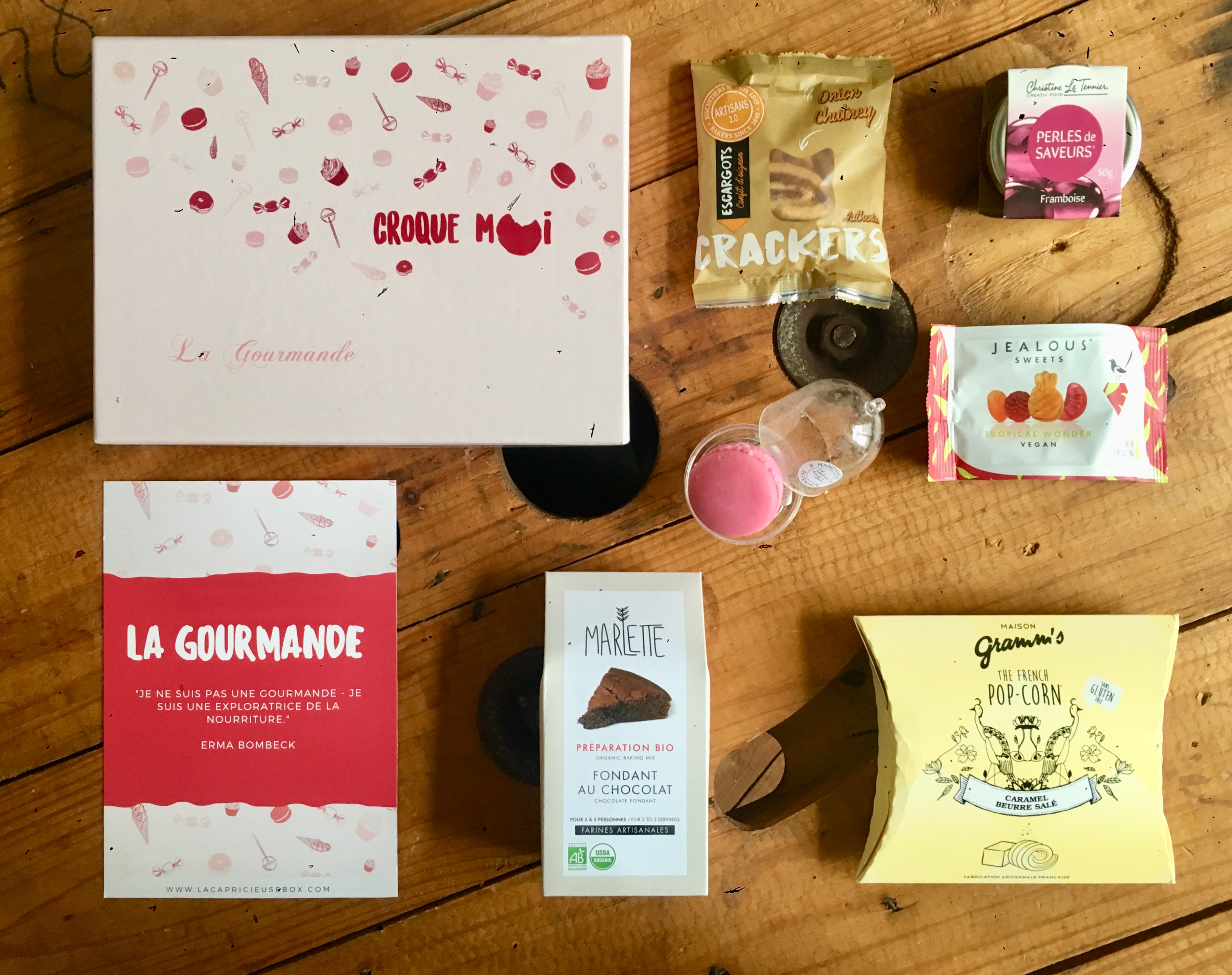 contenu de La capricieuse box avril 2018