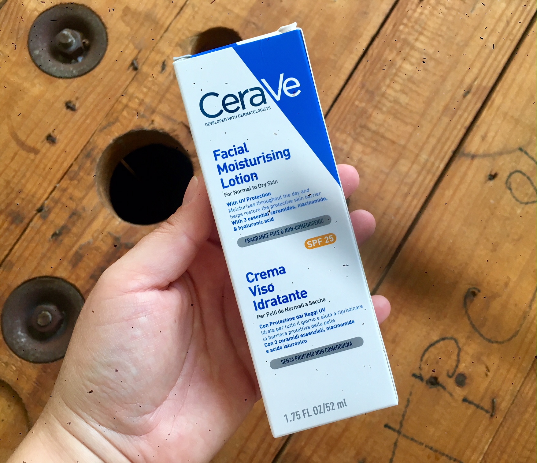 creme visage spf 25 cerave