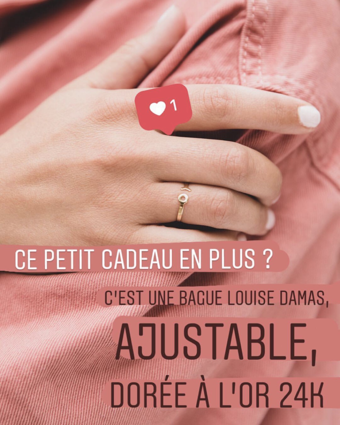 Bague Louise Damas X Gambettes Box