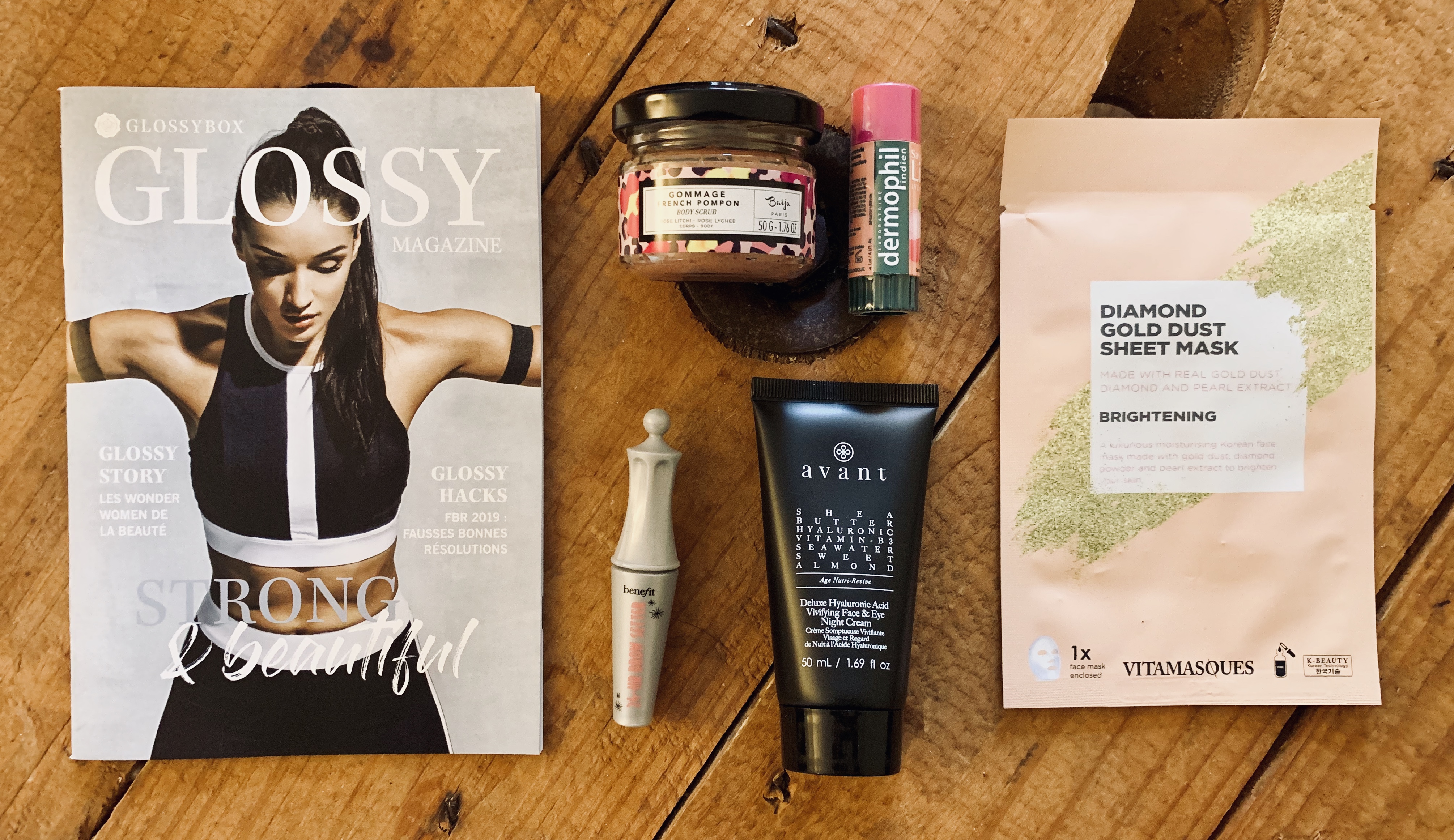 Contenu Glossybox Janvier 2019