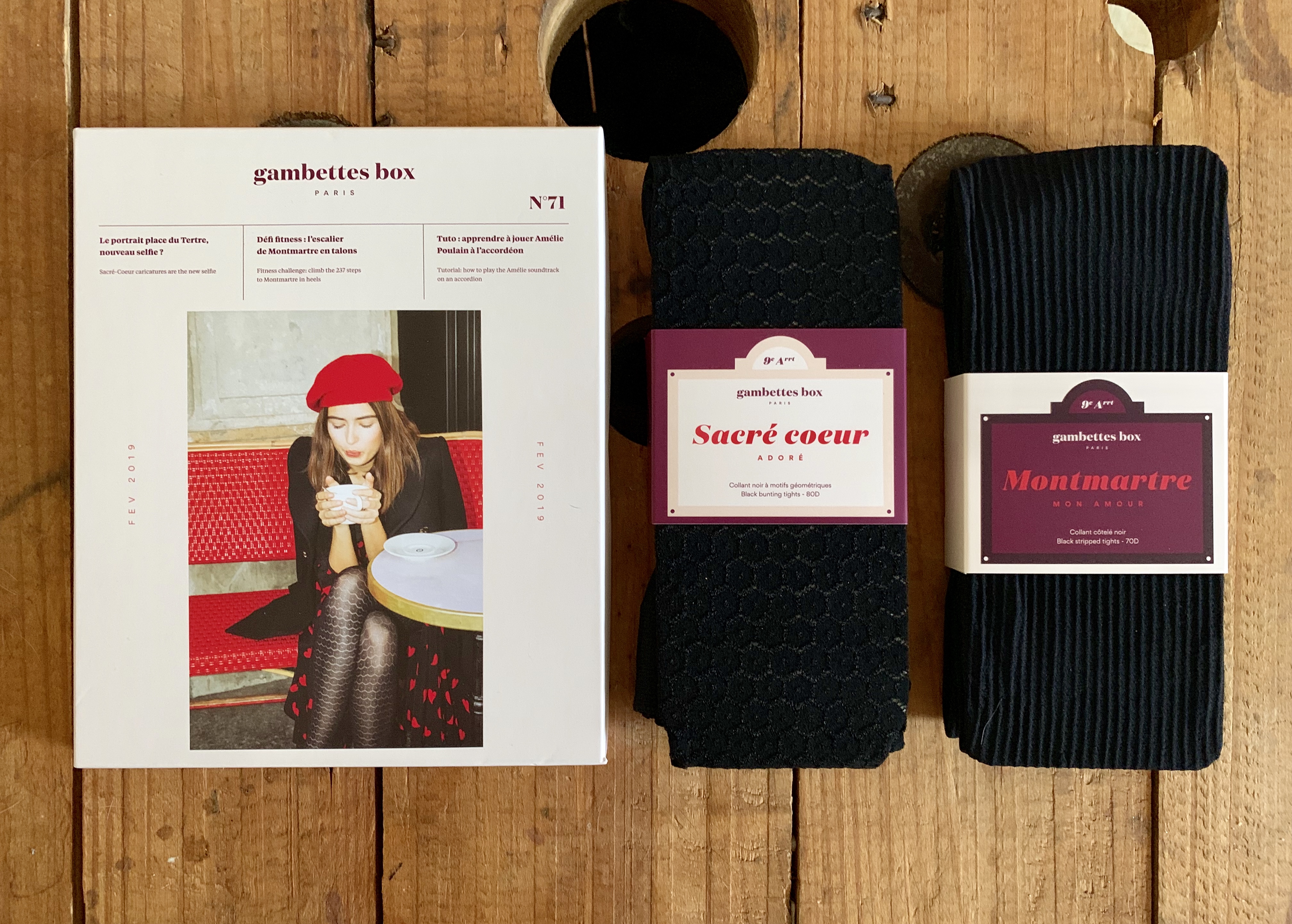 Gambettes box de Février 2019