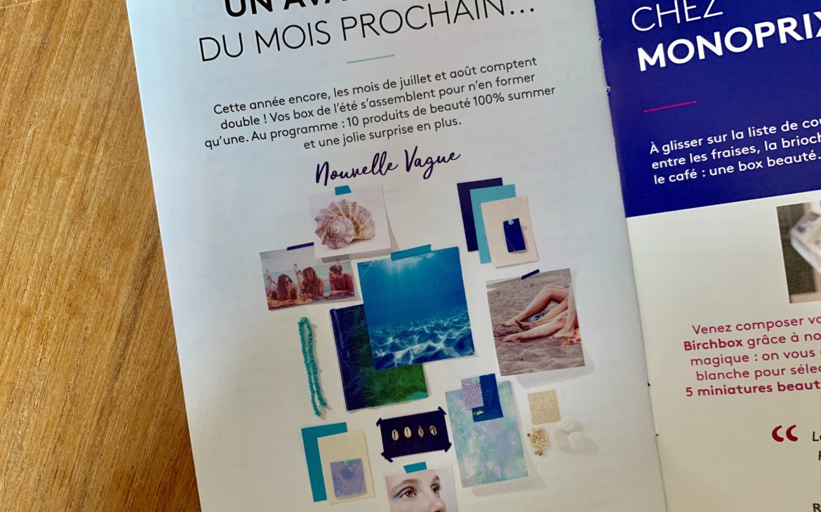 Birchbox de Juillet-Août 2019