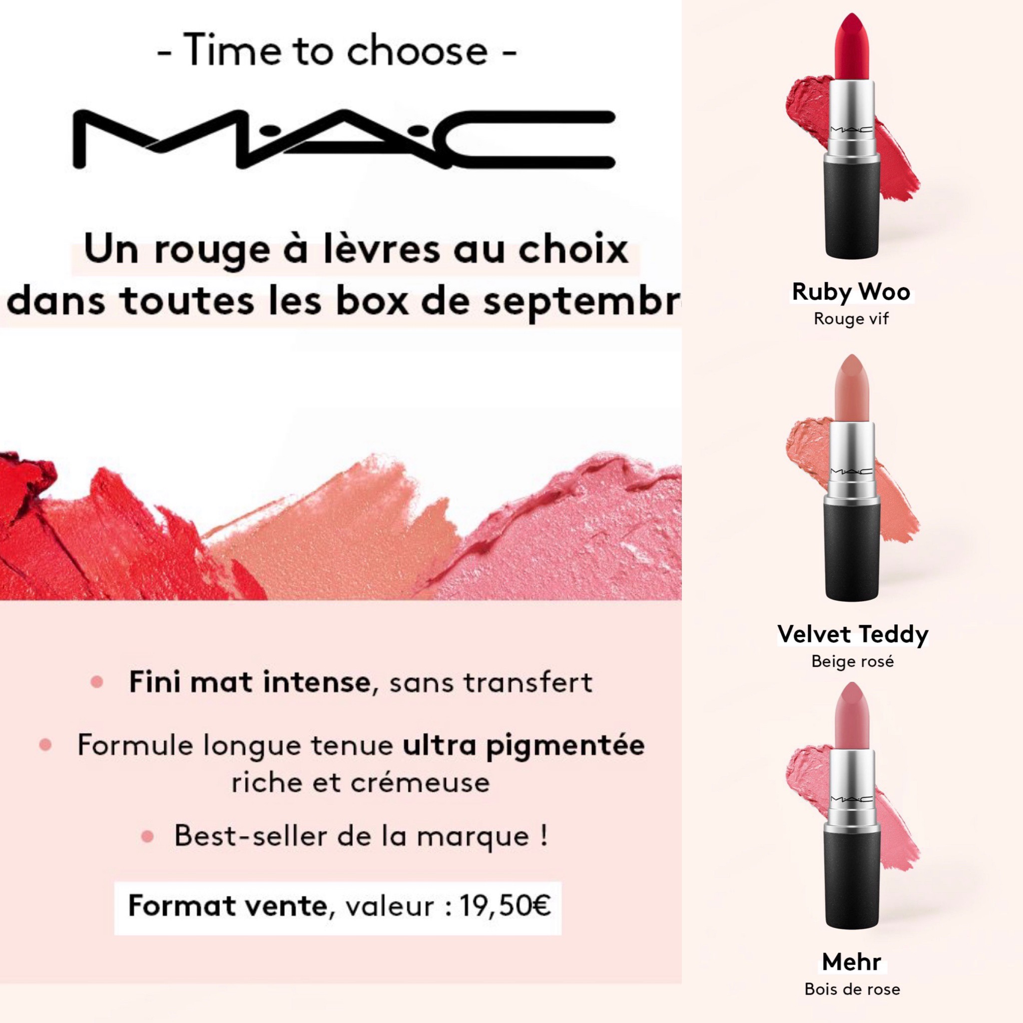 Choix birchbox de septembre 2019