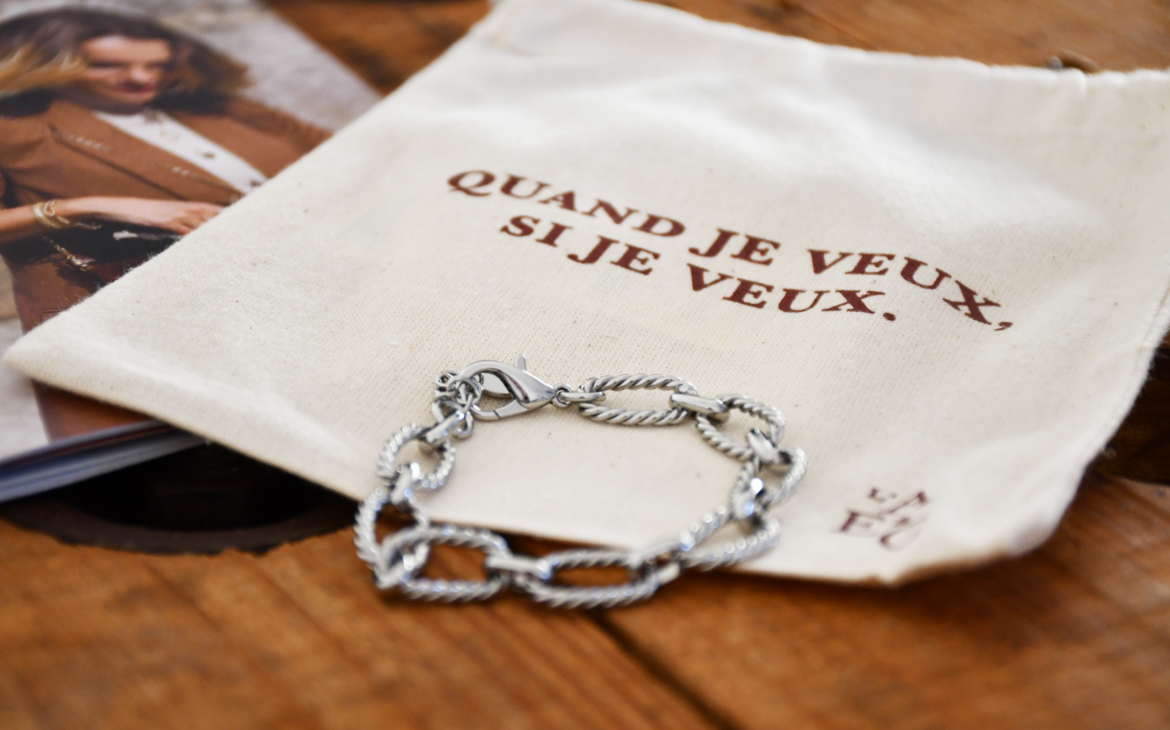 Bracelet Agathe + Pochon - Emma et Chloé - Novembre 2019