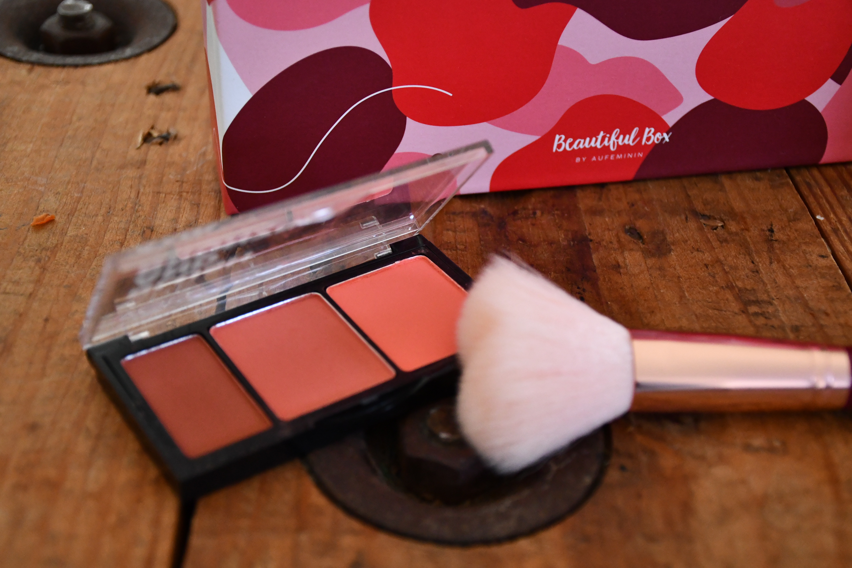 Palette Blush/Bronze + pinceau - Beautiful Box de Février 2020