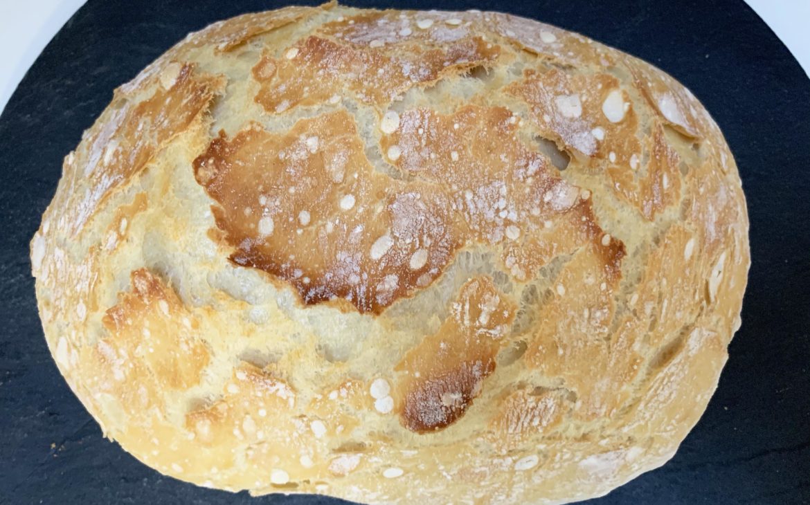 Pain maison bien doré