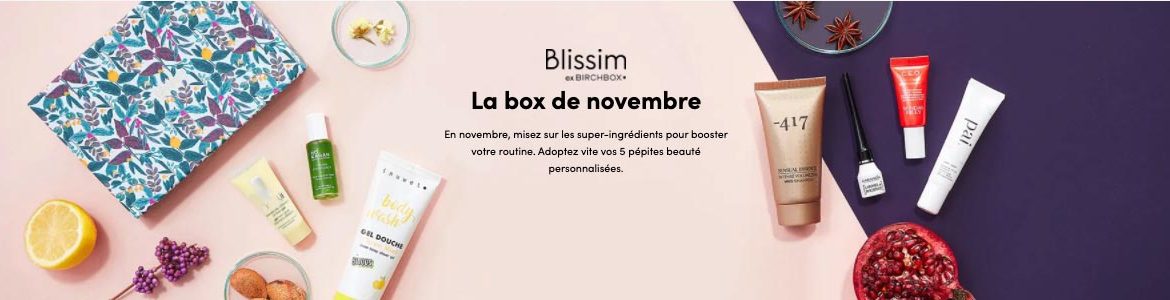 Blissim (ex-birchbox) - Novembre 2020