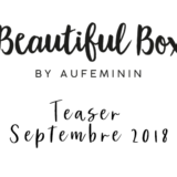 beautiful box de septembre 2018