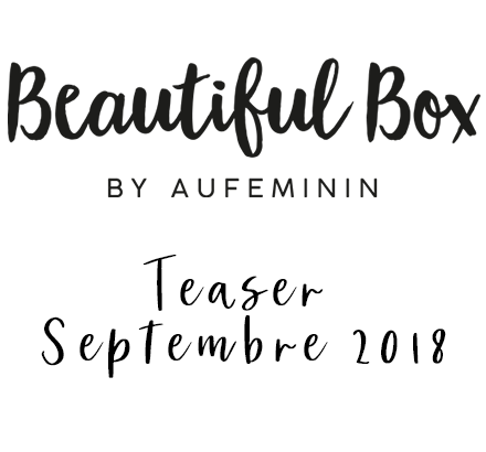 beautiful box de septembre 2018